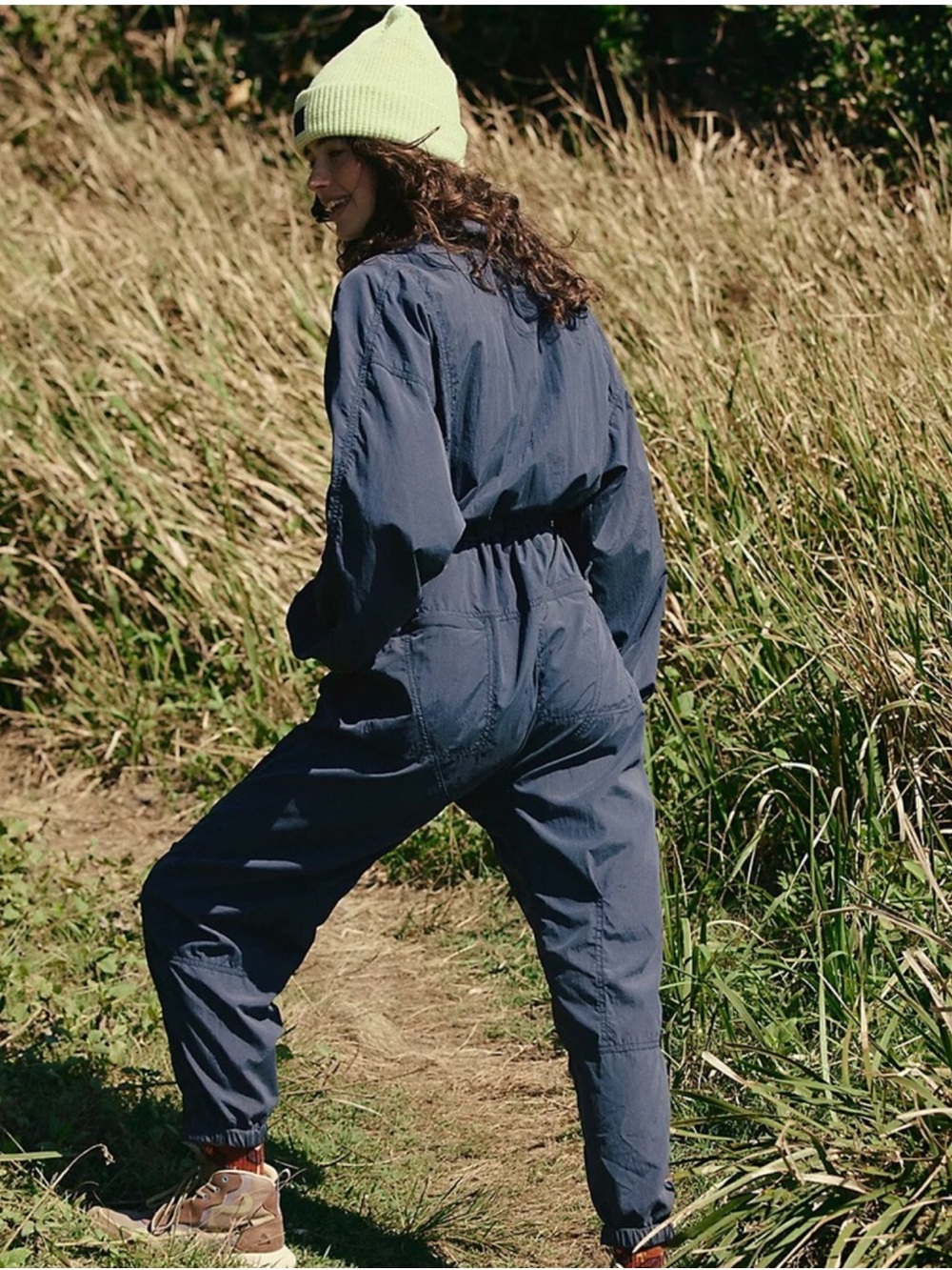 ✨NEW!✨ FREE PEOPLE Movement Heritage Boiler Suit Jumper in Midnight Navy Blue XS - Picture 10 of 10